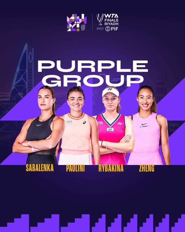 郑钦文总决赛再遇萨巴伦卡 小组出线仍大有希望